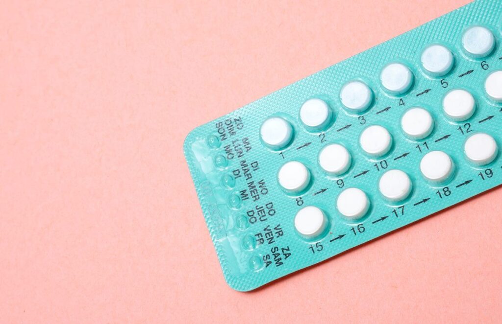 cartela de pílula anticoncepcional 